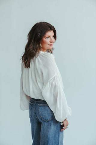 Pearl Sheer Blouse