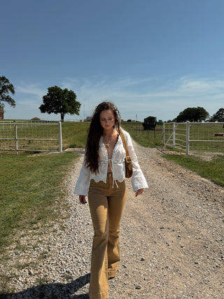 Phoebe White Blouse
