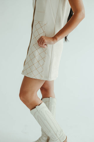 Suede Hayes Mini Dress