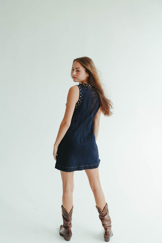 Studded Mini Dress