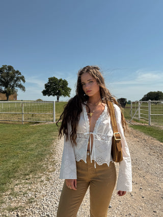 Phoebe White Blouse