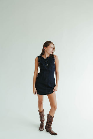 Studded Mini Dress