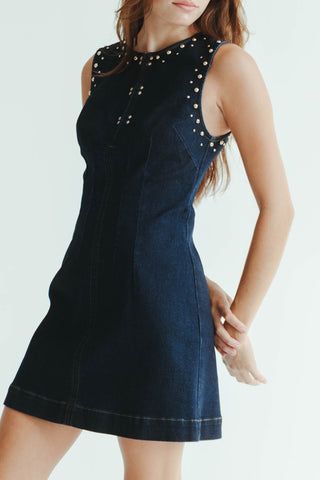 Studded Mini Dress