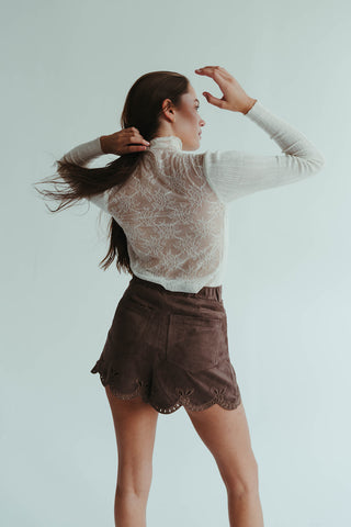 Wool Cream Top