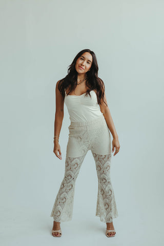 Wisteria Lace Flares
