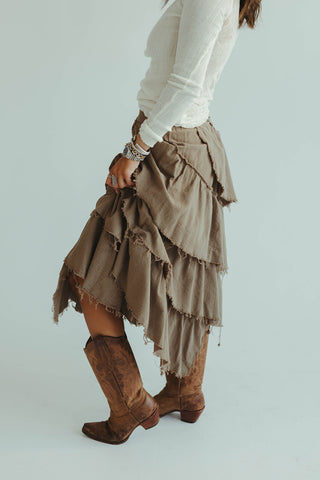 Ruffle Maxi