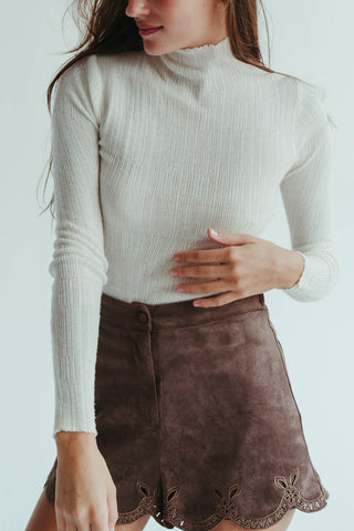 Wool Cream Top
