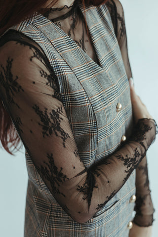 Black Lace Top