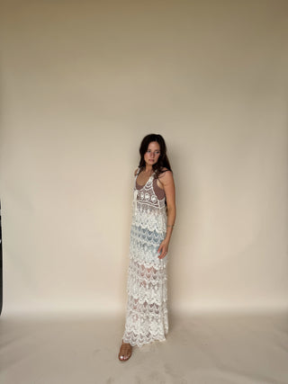 Fish Net Crochet Dress