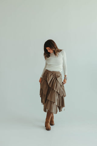 Ruffle Maxi