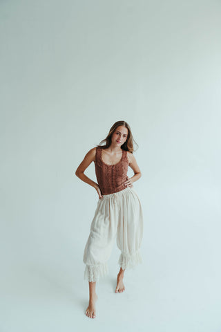 Cinnamon Corset Top