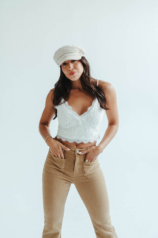 Stella White Bralette