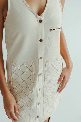 Suede Hayes Mini Dress