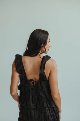 Edge Black Romper