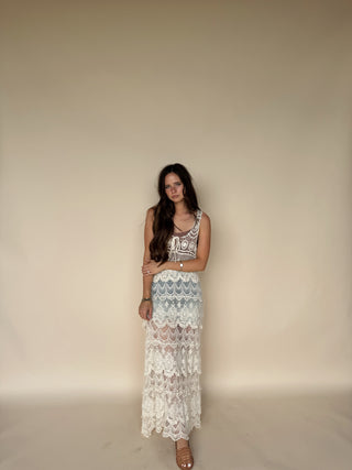 Fish Net Crochet Dress