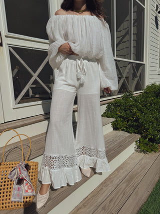 Crystal White Flares