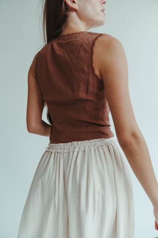 Cinnamon Corset Top