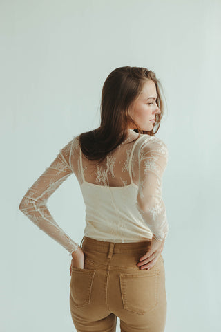 Ivory Lace Top