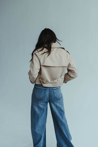 Habitual Cropped Trench Coat