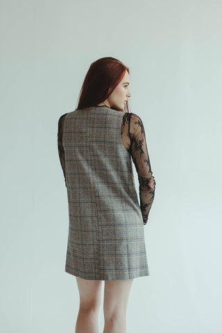 Plaid Button Down Dress