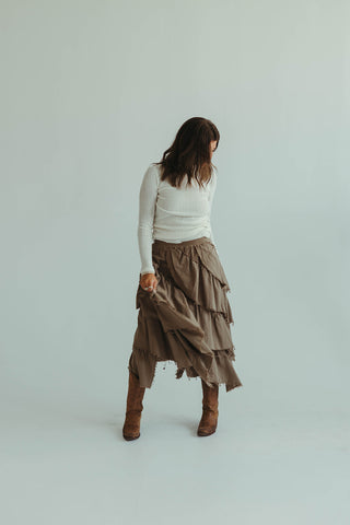 Ruffle Maxi