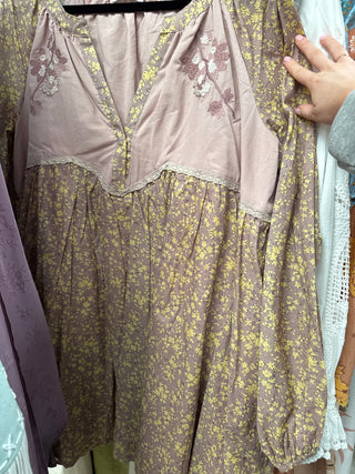 Daphne Babydoll Dress Large