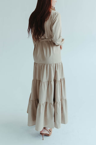 Khaki Maxi Dress