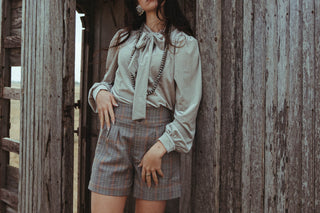 Coordinates Plaid Shorts