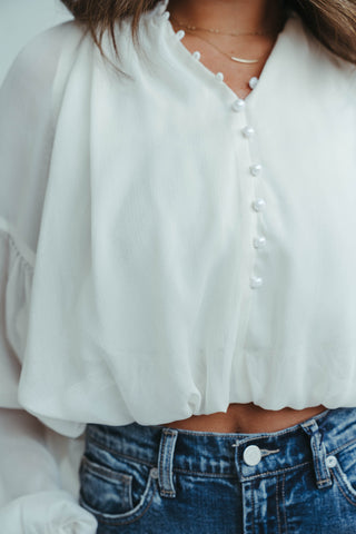 Pearl Sheer Blouse