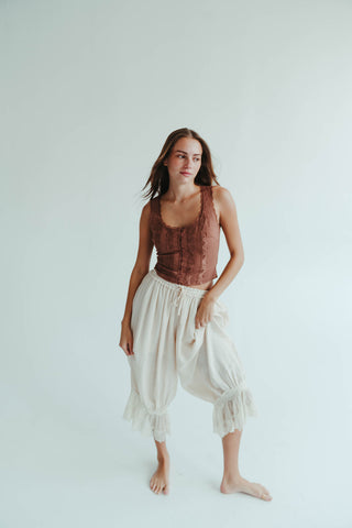 Cinnamon Corset Top