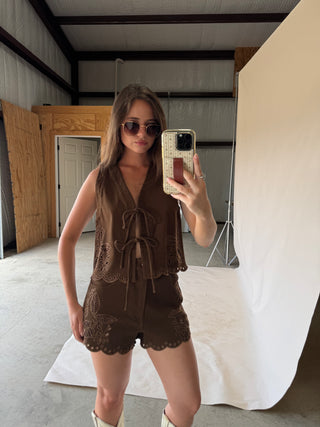 Espresso Denim Set