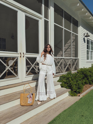 Crystal White Flares