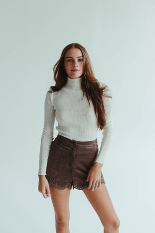 Wool Cream Top