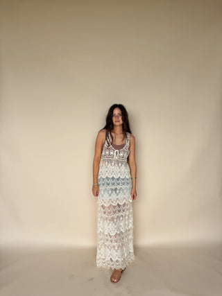 Fish Net Crochet Dress