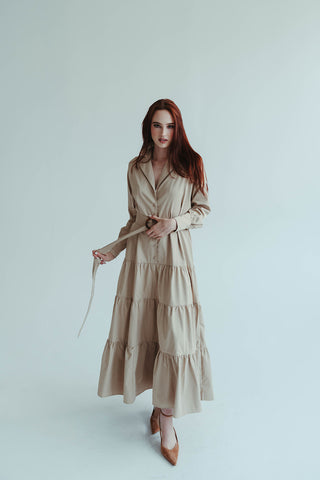Khaki Maxi Dress