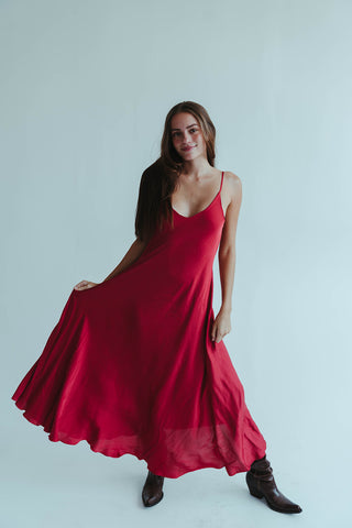 The Elsa Dress Red
