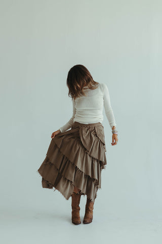 Ruffle Maxi
