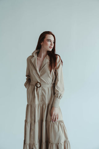 Khaki Maxi Dress