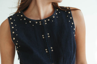 Studded Mini Dress