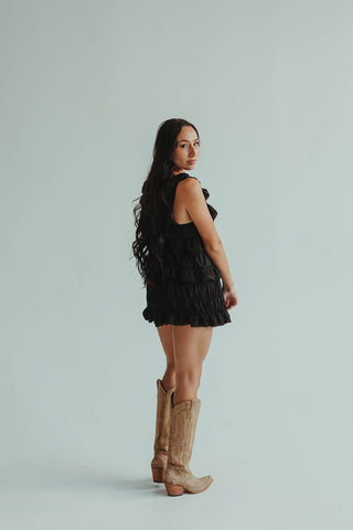 Edge Black Romper