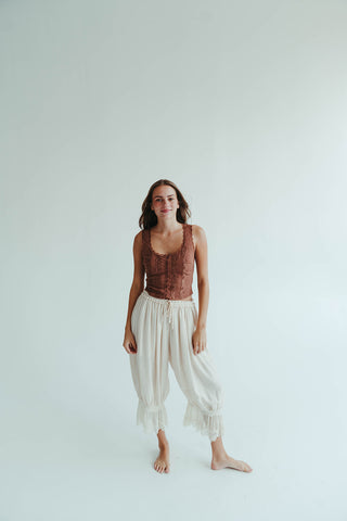 Cinnamon Corset Top