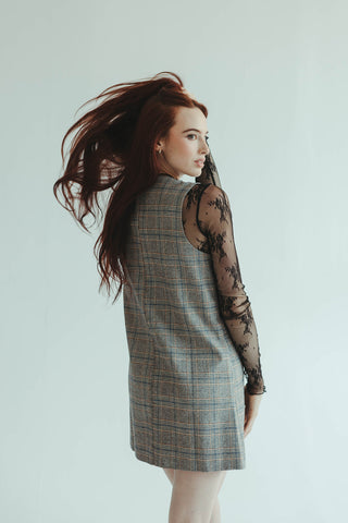Plaid Button Down Dress