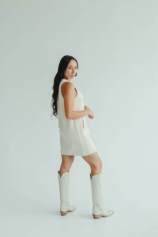 Suede Hayes Mini Dress