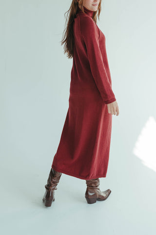 Plum Longline Sweater