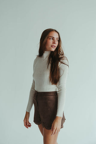 Wool Cream Top