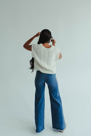 Seam Detail Stripe Jean (Med)