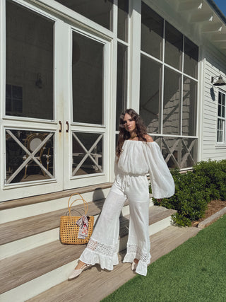 Crystal White Flares