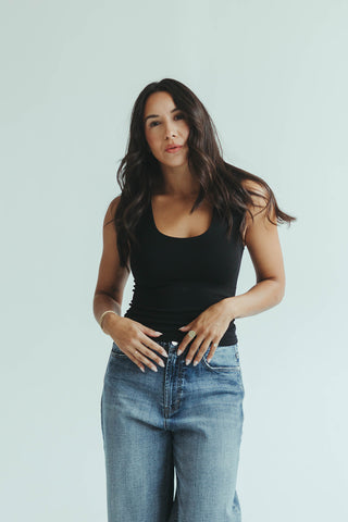 Black Ink Scoop Tank