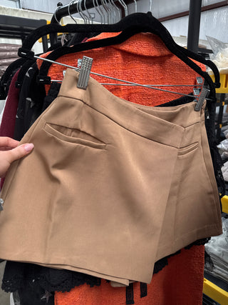 Tan Skort