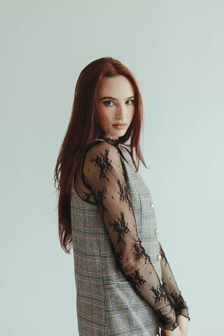 Black Lace Top